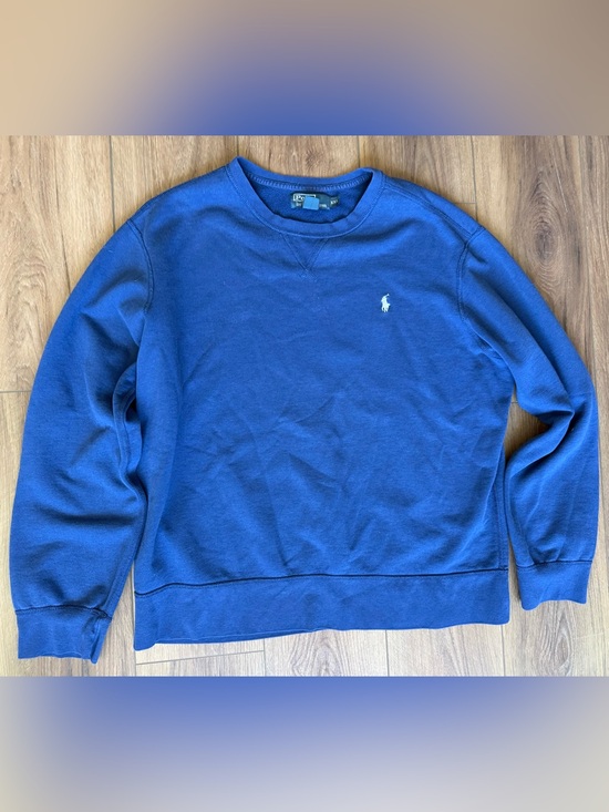 Other - Vintage Polo Ralph Lauren Sweatshirt Mens XXL Blue Cotton Blue V 90s Y2K 2XL